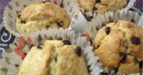 Muffins avoine et chocolat