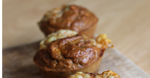 Muffins carotte comté et noix  {Calendrier 2015}