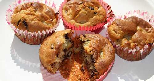 Muffins poire chocolat