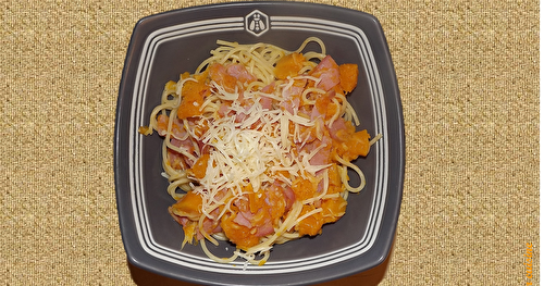 Pâtes à la courge butternut