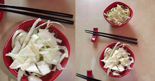 Salade chinoise au chou blanc
