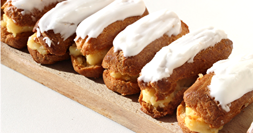 Un livre, une recette : Eclairs à la vanille