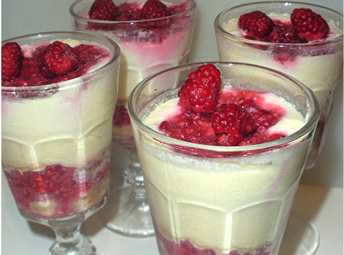 Verrine framboise/mascarpone