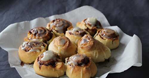 Cinnamon rolls {ultra rapide}