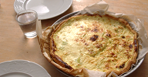 Quiche saumon fumé poireau