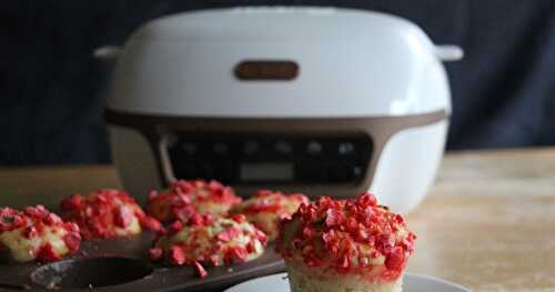 Petites brioches aux pralines roses 