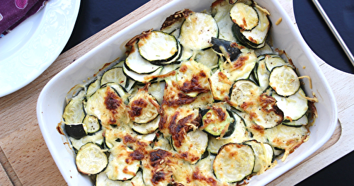 Gratin de courgettes {ultra simple, ultra rapide}