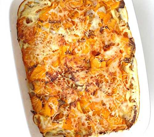 Gratin de citrouille {recette ultra simple}