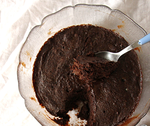 Gâteau au chocolat au micro-onde façon one pot