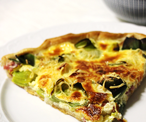 Quiche poireau lardon