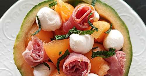 Salade estivale au melon