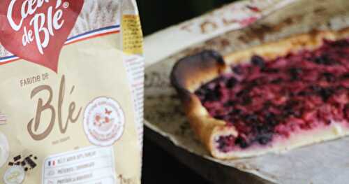 Tarte aux fruits rouges surgelés  {on vide le congélateur}