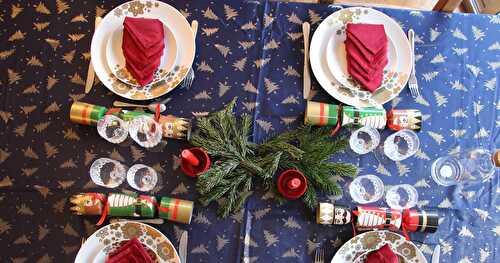 Décoration  de table pour Noël 