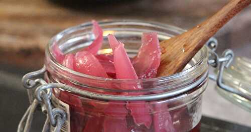 Pickles d'oignons rouges