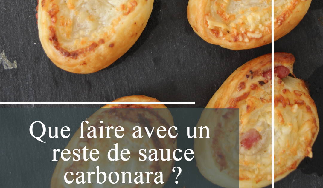 Que faire avec un reste de sauce carbonara ?