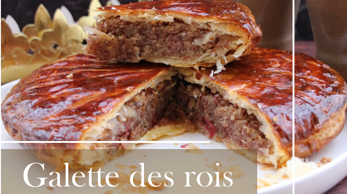 Galette des rois amande-cerise