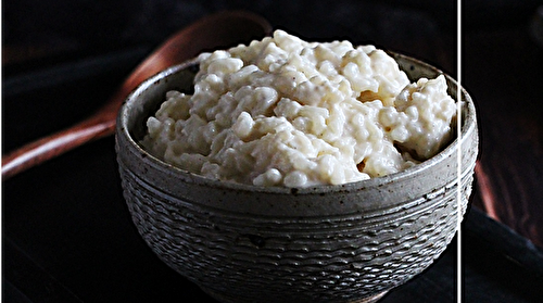 Riz au lait crémeux {ultra simple}