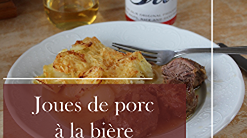 Un délice cuisiné : les joues de porc à la bière