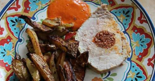 Rôti de porc au chorizo et sa sauce au poivron : Une recette savoureuse