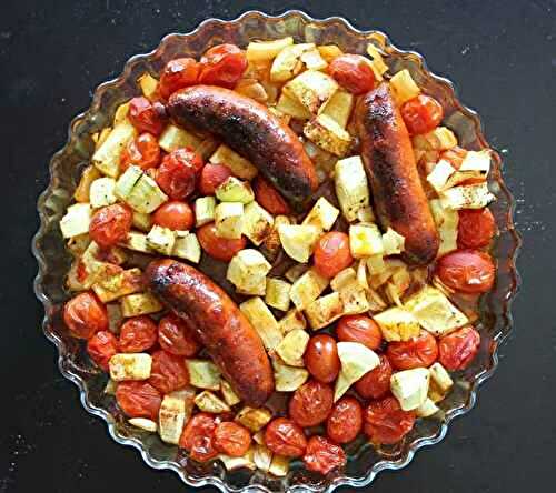 Chorizo rôti aux légumes d’été : une recette express et savoureuse