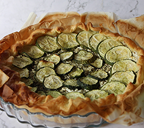 Tarte feuilletée aux courgettes et au fromage frais : fraîcheur et simplicité pour vos repas d’été