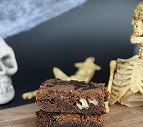 Brownies au chocolat et noix de pécan : une touche gourmande pour Halloween