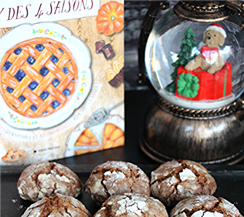 Crinkles Cookies au chocolat : petits biscuits craquelés et moelleux à faire chez soi