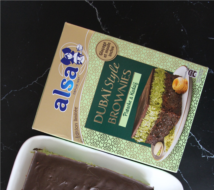 Test du kit Alsa Dubaï Style Brownies Pistache Kadaif : entre exotisme et petite déception