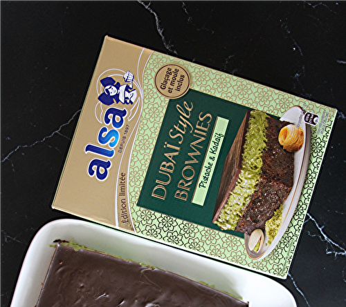 Test du kit Alsa Dubaï Style Brownies Pistache Kadaif : entre exotisme et petite déception
