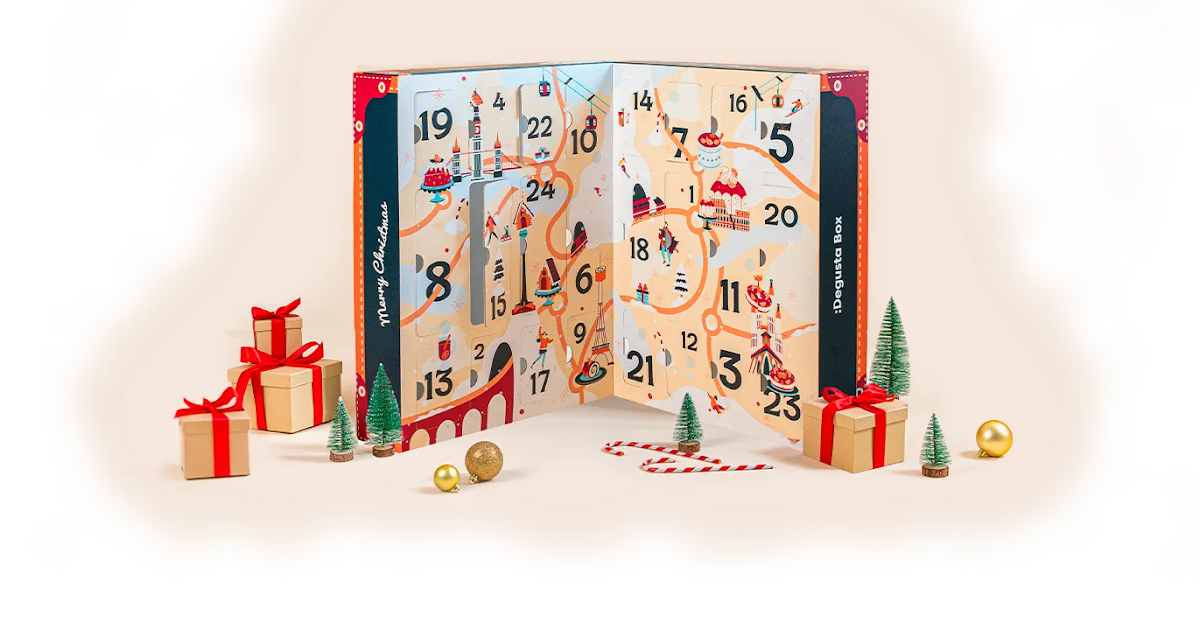 Calendrier de l’Avent « Saveurs d’Europe 2025 » de DEGUSTABOX