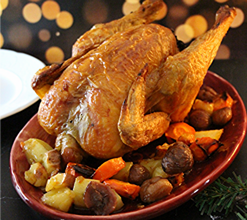 Le Poulet Farci aux Marrons — Un Plat de Noël Gourmand et Pas Cher