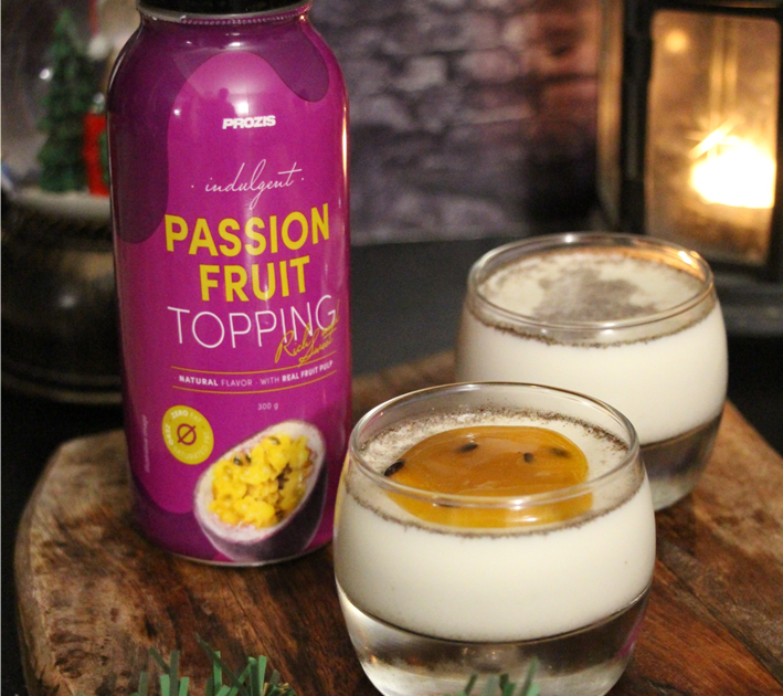 Panna Cotta Vanille Passion pour Noël avec Prozis