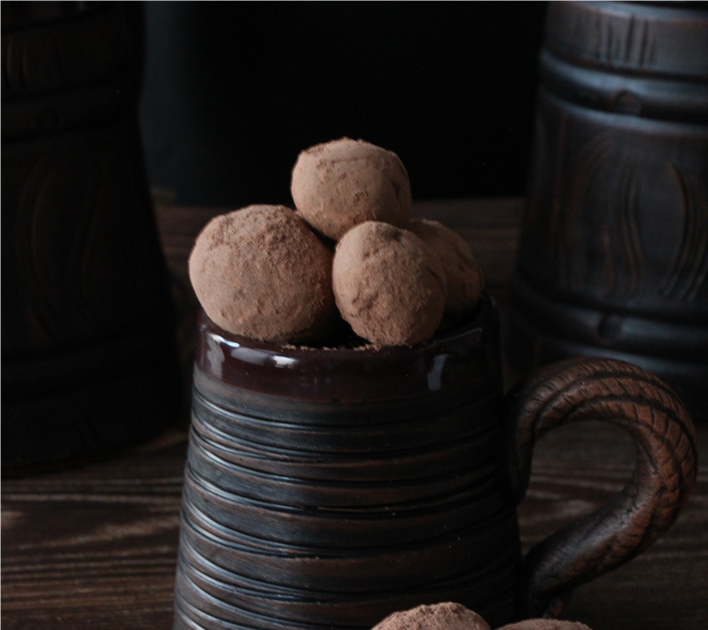 Truffes au chocolat et Grand Marnier : la gourmandise chic et facile