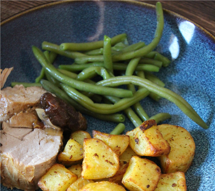 Pommes de terre au beurre d’ail à l’Actifry : croustillantes et parfumées