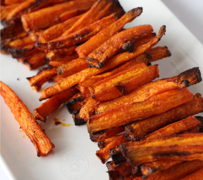 Frites de Carottes Croustillantes au Four