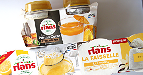 J'ai testé trois desserts Rians : mon avis sur ces nouveautés