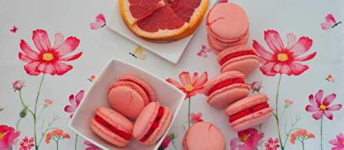 Macarons pamplemousse