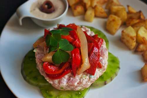 Tartare de veau façon vitello tonnato