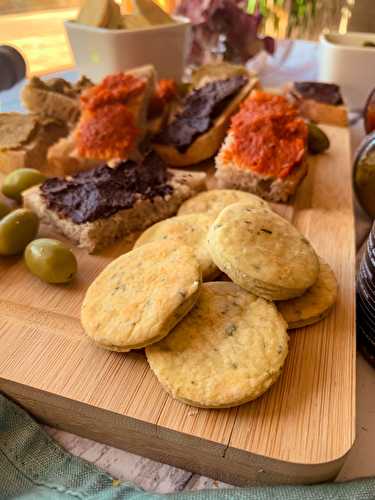 Biscuits apéritifs à l’huile d’olive