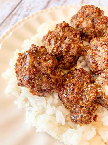 Boulette de viande à la sauce sucré salé