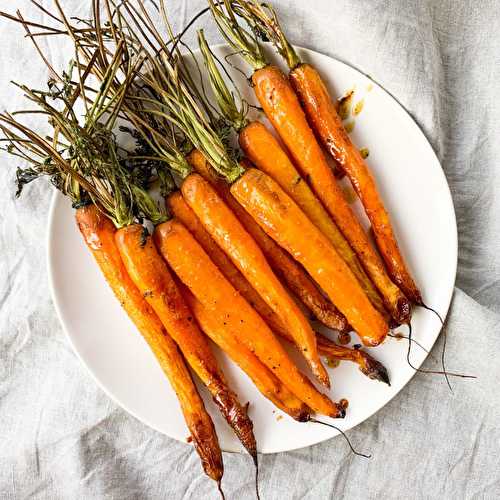 Carottes rôties au four