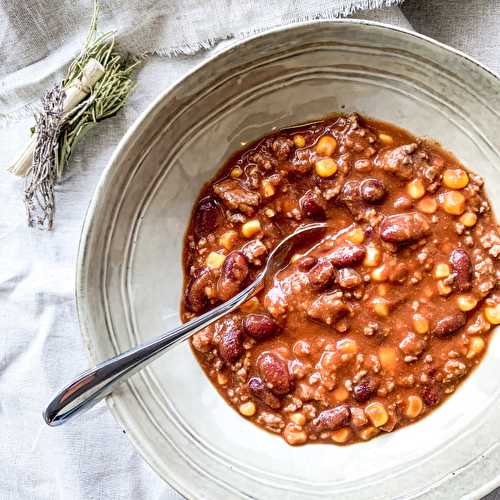 Chili con carne facile