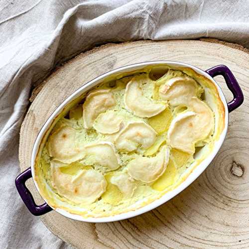 Gratin dauphinois à la crème de courgette