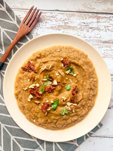 Purée à l'aubergine