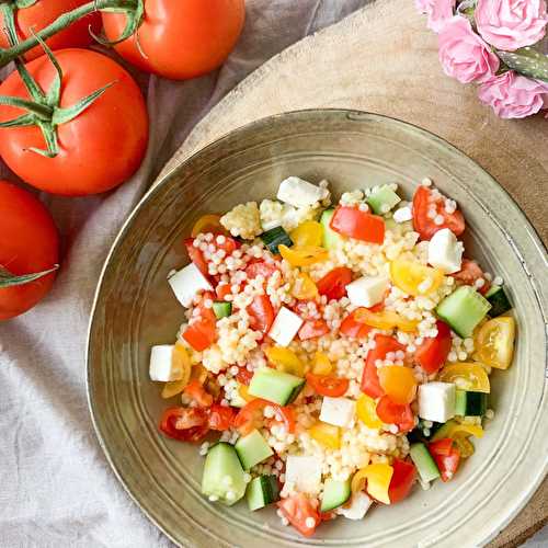 Salade de couscous perlé