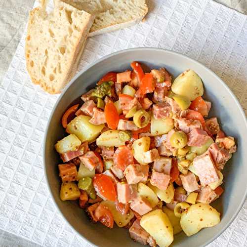 Salade de pomme de terre façon piémontaise