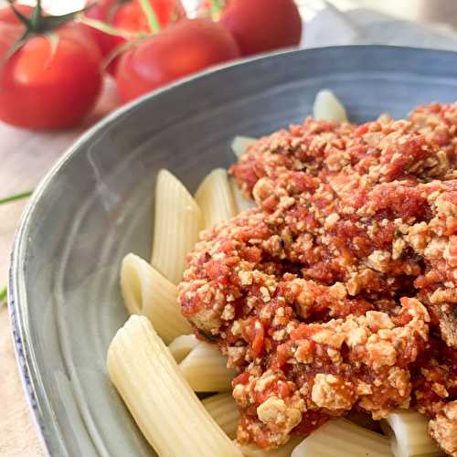 Sauce bolognaise végétarienne