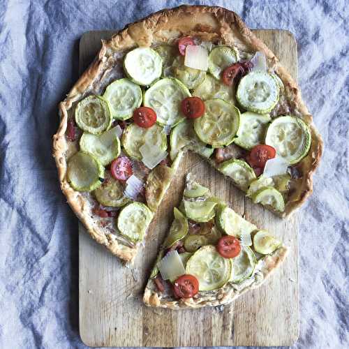 Tarte courgette saint Moret