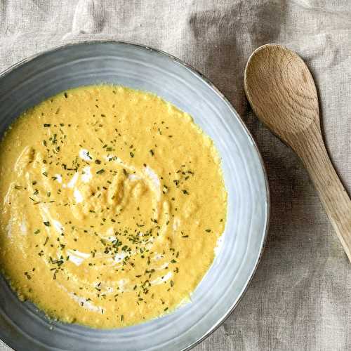 Velouté de chou fleur et carottes