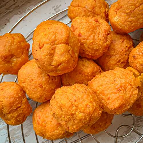 Boulettes au four potimarron parmesan